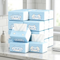 Mouchoirs en boîte Angel Soft pour peaux sensibles, 100% pâte de bois vierge, 5 plis, usage domestique, OEM ODM, sans poussière, écologiques