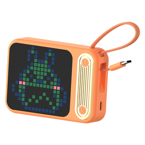 El Primer Cargador del Mundo con Pantalla Pixel, Diseño Innovador, Banco <span class=keywords><strong>de</strong></span> Energía <span class=keywords><strong>de</strong></span> 22.5W, Se Expresa en Tu <span class=keywords><strong>Idioma</strong></span>: 10000mAh con Pantalla Pixel - Product Image 1
