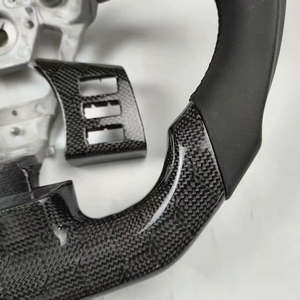 Volante de fibra de carbono de cuero deportivo negro de alta calidad para <span class=keywords><strong>Nissan</strong></span> 350Z 370Z <span class=keywords><strong>GTR</strong></span> R35 R 35 Volante de coche - Product Image 4