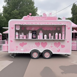 Remorque de cuisine mobile pour caravane, camion de restauration rapide, prix abordable, chariot de service pour granités, café et glaces - Product Image 4
