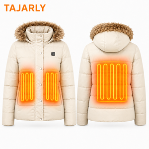 <span class=keywords><strong>Veste</strong></span> matelassée chauffante pour <span class=keywords><strong>femme</strong></span> TAJARLY avec batterie 15000 mAh, manteau chauffant électrique USB 7,4 V, <span class=keywords><strong>veste</strong></span> <span class=keywords><strong>chaude</strong></span> d'hiver à 3 zones - Product Image 1