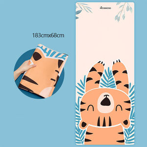 Tapis de yoga de voyage écologique en daim et caoutchouc naturel très confortable pour l'entraînement et la méditation - Product Image 2