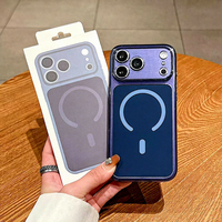 Coque de téléphone magnétique antichoc en TPU et PC Victor, épaisseur 2,0 mm, grande fenêtre pour appareil photo, transparente et anti-rayures, vente en gros