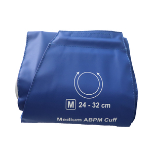 Adult ABPM Cuffs, Blue <strong>Pu</strong> <strong>Leather</strong> Material, 24-32cm Arm Circumference, Single Tube, with <strong>D</strong> Ring, Tube 3*7*1300mm - Product Image 5