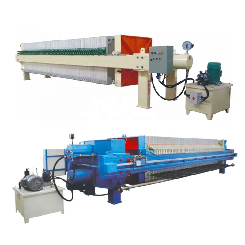 Prensa de filtro de membrana de placa y Marco automático, equipo de máquina de prensado de filtro de correa de aceite hidráulica