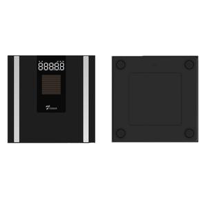 เครื่องชั่งน้ำหนักอัจฉริยะ ดีไซน์พิเศษ ขนาด 30x30 ซม. หน้าจอดิจิตอล แบตเตอรี่ในตัวแบบชาร์จได้ เซ็นเซอร์ความแม่นยำสูง เครื่องชั่งน้ำหนักสำหรับห้องน้ำ - Product Image 1