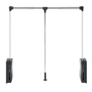 Organizador de Armario Extraíble Wansheng de Acero Inoxidable, Ajustable de 35 a 48 Pulgadas, Capacidad de 30 Kg, para Almacenamiento en Armarios - Product Image 1