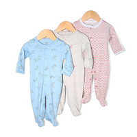 Nouveau-né Onesies bébé vêtements coton unisexe en gros de haute qualité impression personnalisée Logo coton biologique bébé barboteuses combinaison