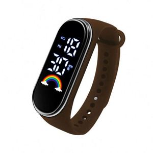 Reloj Deportivo Digital Kawaii para Hombre, con Pantalla LED Ovalada de Plástico ABS, Correa con Cierre, Resistente al Agua 3BAR, Monitoreo de Salud - Product Image 2