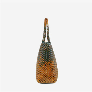 Bolso de Playa Emg6417, Bolso de <span class=keywords><strong>Mano</strong></span> de Lujo, Bolsos de Cuero Trenzado Real, Bolso de <span class=keywords><strong>Mano</strong></span> Grande Marrón de Diseñador para Mujer, Bolso Tote Grande Tejido a <span class=keywords><strong>Mano</strong></span> - Product Image 3
