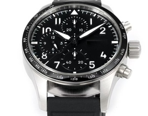 Black business sports <b>watch</b> of high quality with 41mm <b>rubber</b> strap, automatic movement, men's luminous mechanical <b>watch</b> - Product Image 4