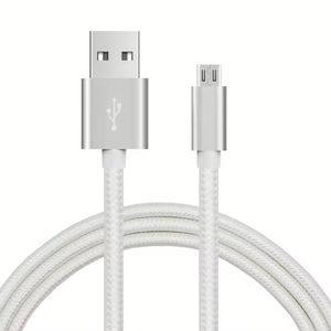 Câble Micro USB en nylon tressé V8 le plus vendu pour smartphones – Cordon de charge et de données USB - Product Image 2