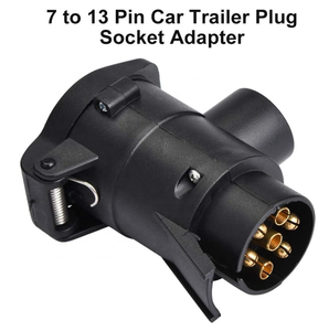 Adaptateur de <span class=keywords><strong>prise</strong></span> de <span class=keywords><strong>remorque</strong></span> 12 V <span class=keywords><strong>7</strong></span> broches vers <span class=keywords><strong>prise</strong></span> de <span class=keywords><strong>remorque</strong></span> 13 broches, convertisseur pour attelage de <span class=keywords><strong>remorque</strong></span>, connexion de remorquage - Product Image 5