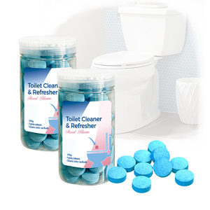Pastilla Limpiadora de Inodoros Blue Bubble con Bloque de Fragancia Sólida para una Eliminación Efectiva del <span class=keywords><strong>Olor</strong></span> del Inodoro - Product Image 1