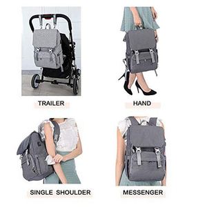 BSCI Factory Diaper <b>Bag</b> Backpack for Mom&Dad,Large Capacity Multi-Function Nappy Travel Designer <b>Nursing</b> for Baby Care - Product Image 2