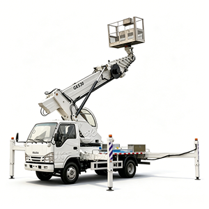 Camión de trabajo aéreo Isuzu de 32 m con certificación CE ISO, vehículo elevador de pluma hidráulica de 33 m para seguridad - Product Image 1