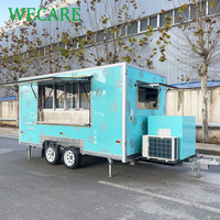 Camion de restauration mobile WECARE pour café, thé au lait, glaces, kebab, poulet rôti, avec équipement de cuisine complet