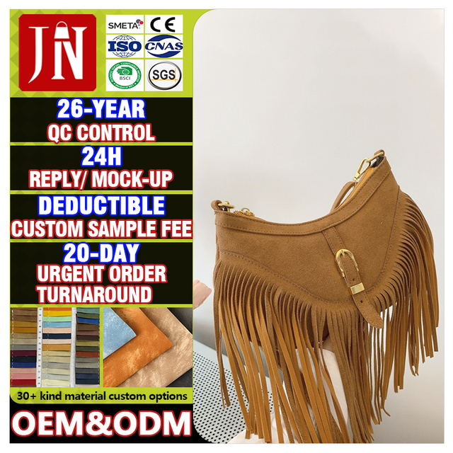2025 New Tassel Crossbody Purse for Women Fashionable Western Cowboy Style with Rivet Decor for Daily Use Travel Dating Shopping
