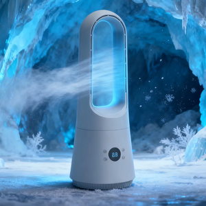 Vantilator Ventilador de pie sin aspas silencioso de aire natural de bajo ruido Ventilador de refrigeración eléctrico inteligente sin aspas - Product Image 3