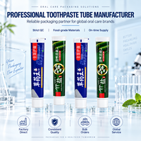 Emballage de tube de dentifrice en aluminium-plastique avec bouchon à vis, logo personnalisé/impression UV pour produits de soins personnels