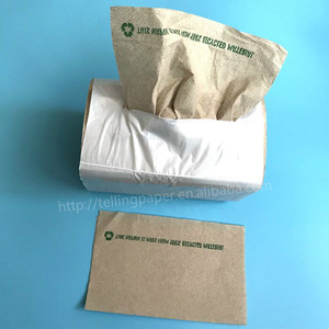 YIDUHAO Lot De 50 Serviettes Jetables En Tissu Avec Poche Intégrée Pour Couverts, Toucher Lin, Blanc