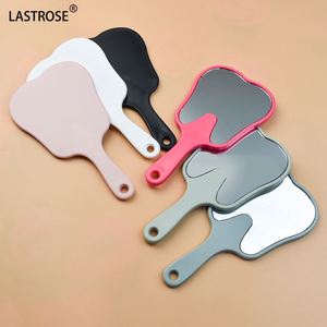Cute Teeth Handle Handheld <b>Makeup</b> Mirror with Lighting New Dental Promotion Advertising Plastic Mirror <b>Makeup</b> <b>Tool</b> - Product Image 6