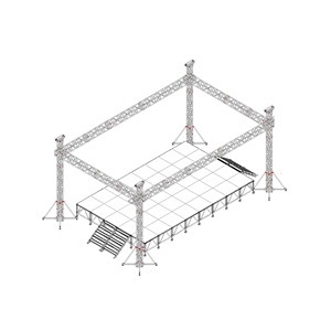 Système de treillis de scène extérieur en aluminium, treillis portable, base de fabrication de treillis, treillis de scène en aluminium pour <span class=keywords><strong>concert</strong></span> - Product Image 6