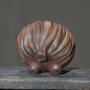 Macetas de arcilla púrpura hechas a mano, macetas de cerámica en bruto con textura de árbol hidropónico Irregular biónico ecológico Original clásico esmaltado - Product Image 4