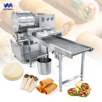 Machine automatique commerciale vietnamienne pour la fabrication de feuilles de riz spécifiques à la pâtisserie, pour les enveloppes de rouleaux de printemps