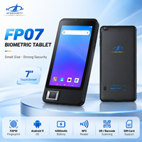 Tablette à empreintes digitales certifiée FBI FP07 |   Haute précision, batterie 4100 mAh, SDK gratuit |   Dispositif de sécurité biométrique WIFI et 4G