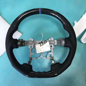 Volante de Fibra de Carbono Forjado Rojo Hecho a Mano Personalizado para <span class=keywords><strong>Toyota</strong></span> Camry L <span class=keywords><strong>LE</strong></span> XLE SE XSE TRD Avalon de 8.ª Generación 2018-2023 - Product Image 6