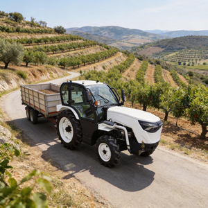 Tracteur diesel 70 CV à profil bas avec cabine en option pour les exploitations maraîchères et l'agriculture protégée - Product Image 5