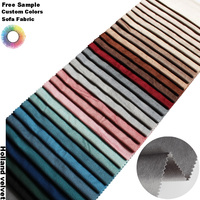 Tissu de rideau en velours en vente chaude 2025, vente en gros, 280 cm, 320 g/m², fabrication sur mesure, textile de décoration pour la maison