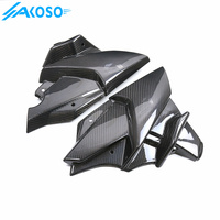 AKOSO alat motor serat karbon, pelindung Fairing mesin bawah nampan Fairing Belly Pan untuk Yamaha MT09 FZ09 2021- 2024