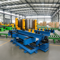 Station de travail hydraulique LEADWIN pour l'inversion des noyaux de transformateurs, machine d'inversion 3T-10T pour la fabrication de transformateurs