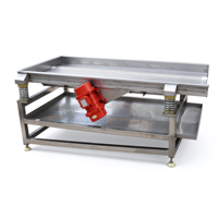 220V 380V Aardappel-Tomaat Ontwaterings- en Sorteertafel voor verse groenten en fruit, trilzeef afvoermachine