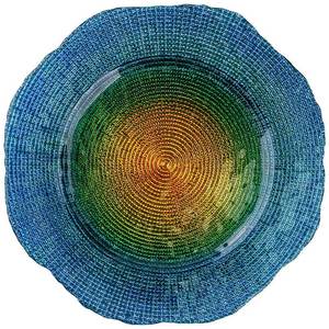 طبق زجاجي مستطيل - طبق ستيك وبطاولة زجاجية إبداعية مستطيلة بطراز غربي مطلية بالكهرباء للفنادق - Product Image 6