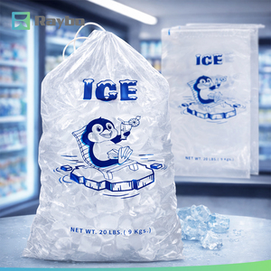 Sacs à glace renforcés RAYBO personnalisés de 20 lb et 40 lb pour machine à glace en blocs, capacité quotidienne de 10 tonnes, vente en gros - Product Image 6