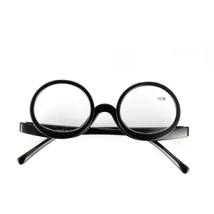 100 градусов 200.250.300 градусов новые женские очки для макияжа Регулируемые очки модные флип-очки
