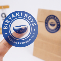 Etiquetas Adhesivas Personalizadas con Logotipo de Marca, Impresión en Papel Vinilo, Resistentes al Agua, para Empaquetado de Productos, Rollo de Etiquetas Redondas