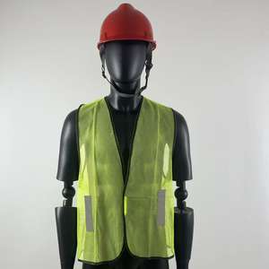 سترة أمان عاكسة، ملابس عاكسة، سترة للنظافة والعمل، ملابس عمل للبناء، طباعة شعار مخصص - Product Image 1