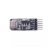 Modul Pembakar Pengunduh Otomatis USB Tipe C Ke TTL untuk Alat Flashing Pemrograman Serial Mikrokontroler ESP32 ESP8266