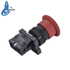 Tombol Tekan Darurat LAY5-ES542 40mm Putar untuk Melepaskan, Tipe Jamur, Plastik & Logam, 220V 10A IP54 2NO - Product Image 3