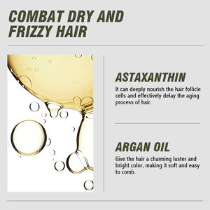 ผลิตภัณฑ์ดูแลเส้นผมสำหรับคนทานวีแกน ออร์แกนิค ปราศจากการทดลองกับสัตว์ ขนาด 500 มล. บำรุง ฟื้นฟู และเพิ่มความชุ่มชื้นด้วยครีมน้ำมันอาร์แกนและแอสตาแซนธิน - Product Image 4