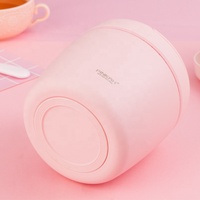 Pinkka — grand pot isotherme pour soupe, 32oz, 2 niveaux, isolé, étanche, avec poignée, ustensile de cuisine