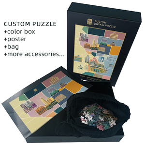 Bán Buôn Trò Chơi Ghép Hình Câu Đố 1000 Trò Chơi Ghép Hình Câu Đố 2000 Miếng Cho Người Lớn Có Thể Hỗ Trợ Tùy Biến - Product Image 2