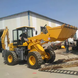 Compact Backhoe Tractor Loader Backhoe 3 Ton 2.5 Ton Backhoe Loader With Air Condition