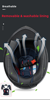 Casque intégral de moto en matériau ABS DOT, visière simple, casques imperméables, accessoires de sécurité pour motos