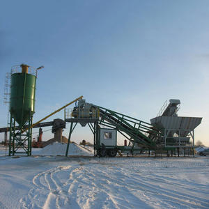 Centrale à béton mobile 60m³ portable et automatique, prête à l'emploi, petite centrale de malaxage, prix et coût de vente - Product Image 6
