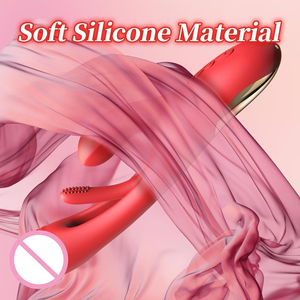 Vibratore Coniglio 3 in 1 a Vibrazione ad Alta Frequenza per <span class=keywords><strong>Masturbazione</strong></span> con Suzione del Clitoride Vagina e Punto G Giocattoli Sessuali per <span class=keywords><strong>Donne</strong></span> - Product Image 2